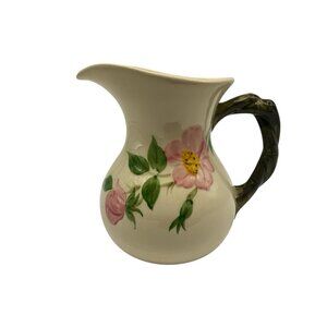 Desert Rose Creamer or Small Milk Pitcher By Franciscan Earthenware Serveware